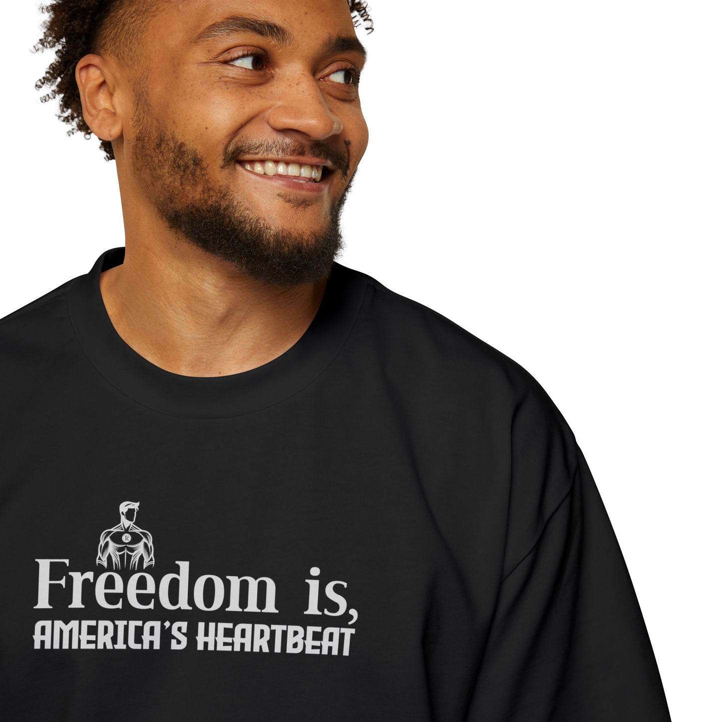 TREMpiew Oversized Tee - Heartbeat of Freedom