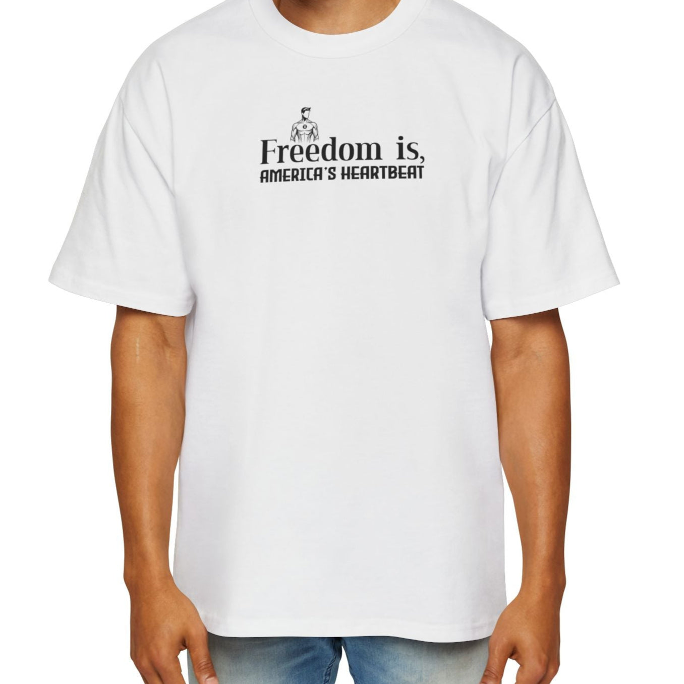 TREMpiew Oversized Tee - Heartbeat of Freedom