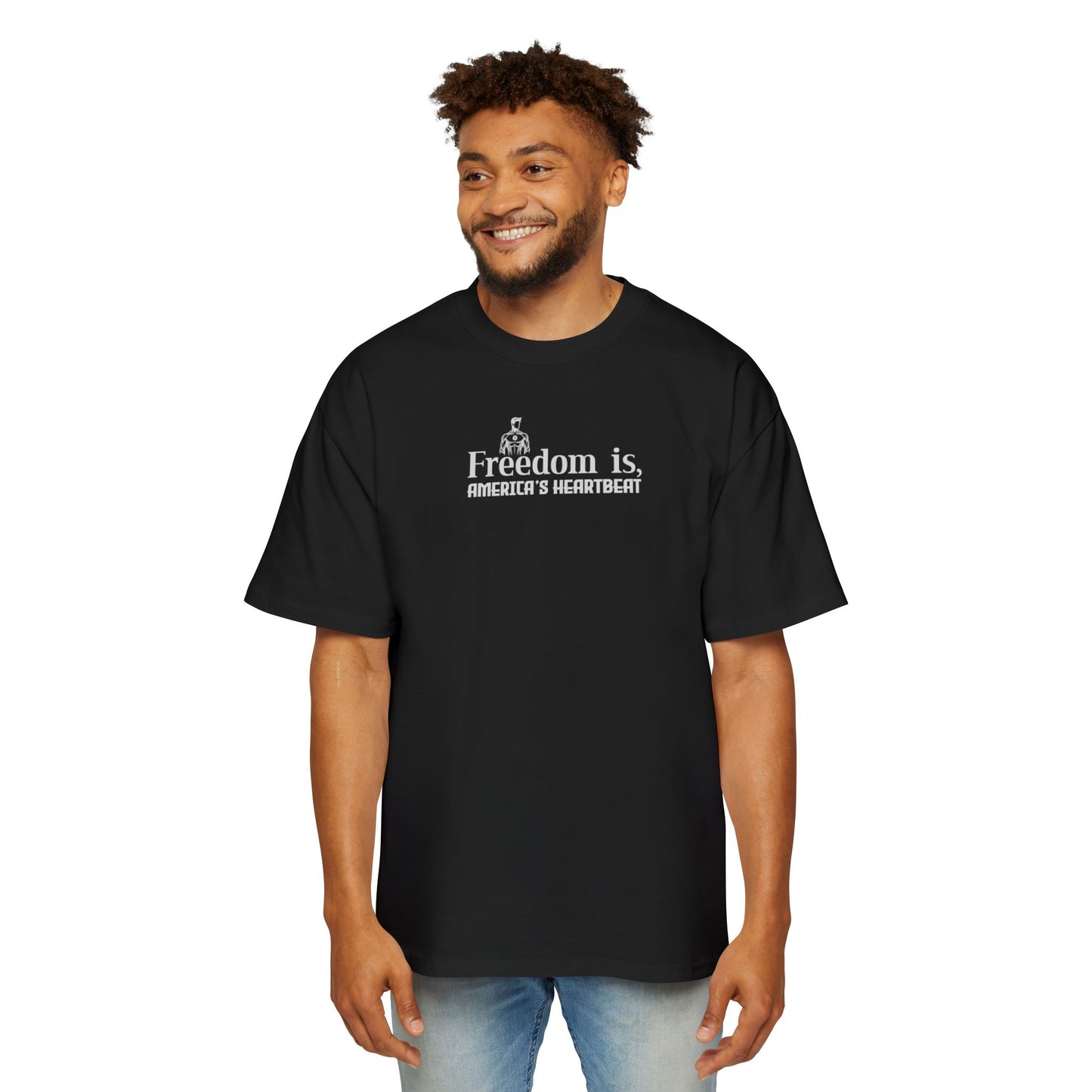 TREMpiew Oversized Tee - Heartbeat of Freedom