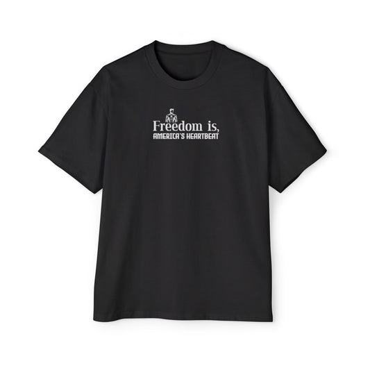 TREMpiew Oversized Tee - Heartbeat of Freedom