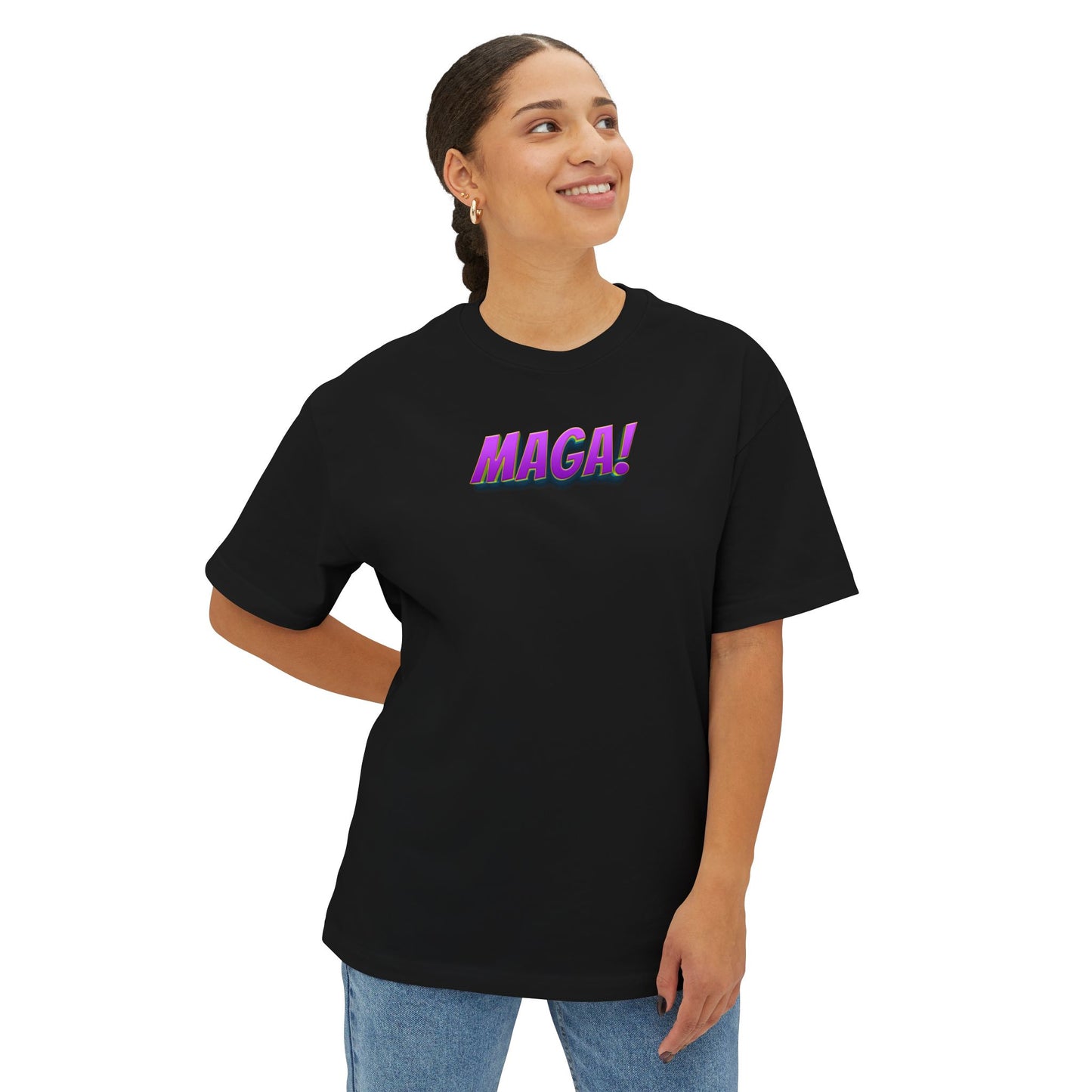 MAGA! & TREMpire Graphic Oversized T-Shirt