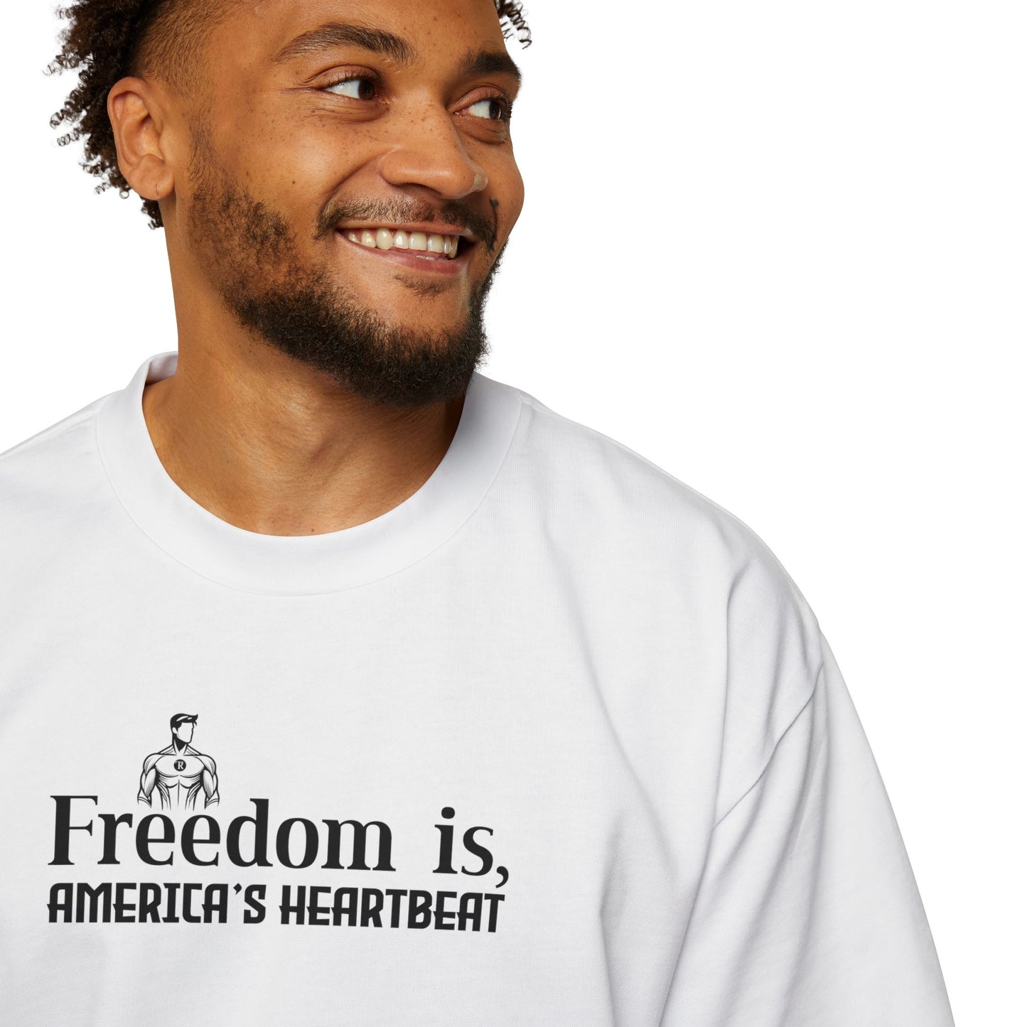 TREMpiew Oversized Tee - Heartbeat of Freedom